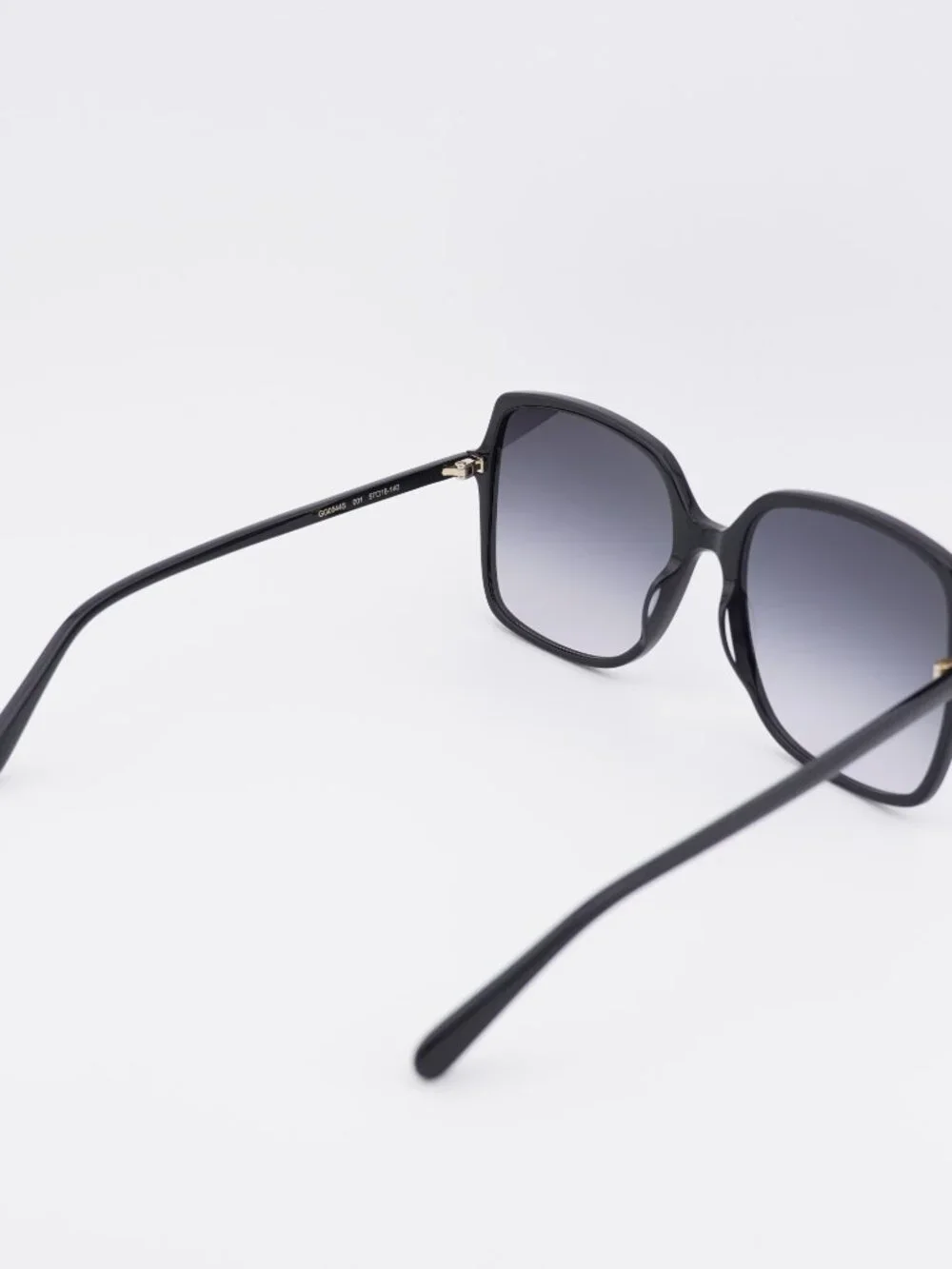 Gucci GG0544S 001 Sunglasses Black Square Frame, Grey Gradient Lenses